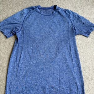 Lululemon metal vent-tech Blue Athletic Shirt